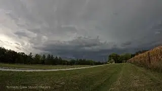 GoPro Hero10 Black Time Lapse 4k Iowa Storm  -  Tornado Crew Storm Chasers