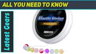 Bracelet String, 1mm Elastic String Crystal Stretch Bead Cord: Best Choice for DIY Jewelry
