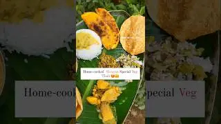 Shravan Special Veg Thali 🫠😍#mona_on_food_trait #goanfood #shravan #food