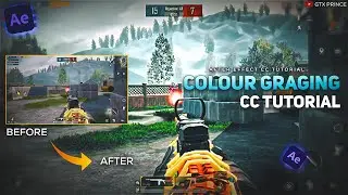 Perfect CC/Colour Grading in just 2min like @gtxprince2698 @SiddhaGaming @69JOKER Cc Tutorial Ae