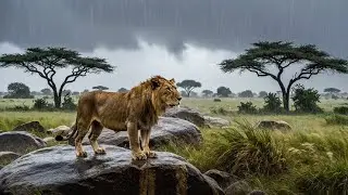 A Lion&rsquo;s Hunt from Start to End | Rare Old Wildlife Scene