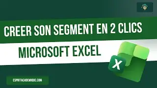 Create a segment in Excel in just a few clicks