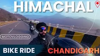 Chandigarh to Himachal Bike Ride 🏍️ | Epic Mountain Highway Ride | Motovlog Indi