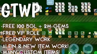 GTWP FREE VIP AND 100 BGL!! BANYAK CUSTOM ITEMMM | Growtopia Private Server [GTWP]