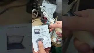 Sharpness test Bowie knife