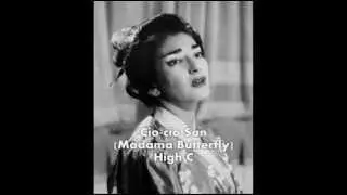 Maria Callas: Operatic Vocal Range (in 1.5 minutes)!