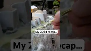 My 2024 in 91 pictures! #modelmaking #diorama #rivendell #miniature #lotr #wildlife #sculpture #art