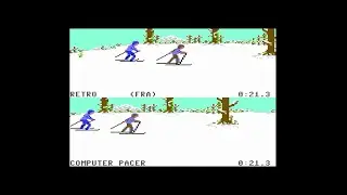 The Games&nbsp;: Winter Edition (Commodore 64) &ndash;&nbsp;Cinq minutes de jeu (PAL) &ndash;&nbsp;1080p