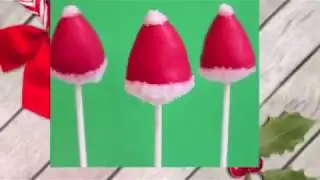 Santa Hat Cake Pop Tutorial