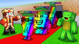 King JJ Steal Mikey&rsquo;s Brainrot in Minecraft (Maizen)