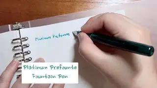 Platinum Prefounte Fountain Pen review🖋️