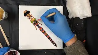 Resin Art - Dragonfly template