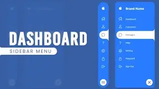 Dashboard Side Bar Menu Using Html Css & Vanila Js