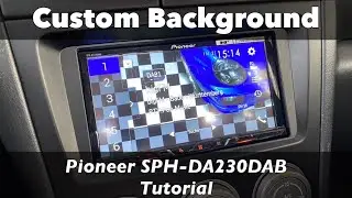 Pioneer SPH-DA230DAB - How to get a custom Background/Wallpaper