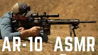 AR 10 ASMR - shooting an unknown AR-10 at Peacemaker National Training Center