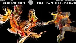 IMAGE TO POPs: POINTCLOUD / LINE GRID - TOUCHDESIGNER TUTORIAL