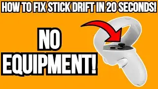 Как исправить дрейф Oculus Stick за 20 секунд БЕСПЛАТНО! #Shorts