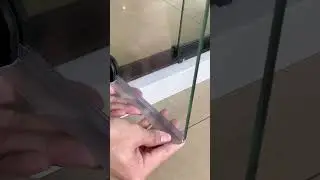 The Shower Door Detail Most People Miss After Installation#installation  #leakagesolution