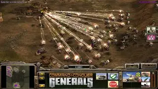 C&C Generals - 1 vs. 7 - Rocket Buggy vs. 7 Brutal Armies