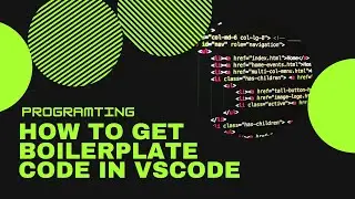 boilerplate in vscode 2022 | html boilerplate in vscode 2022
