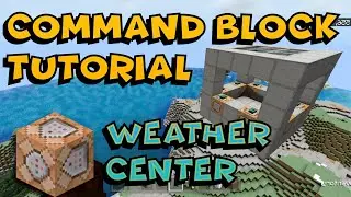 How to change the Weather with Command Blocks. Minecraft Bedrock ⚡⚡⚡⚡⚡
