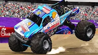 Crashes and Saves #11  I  BeamNG.Drive Monster Jam