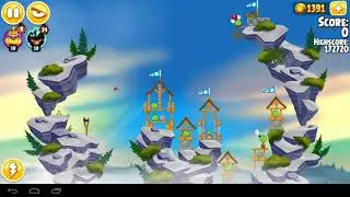 Angry Birds Seasons Summer Camp Level 1-6  177180
