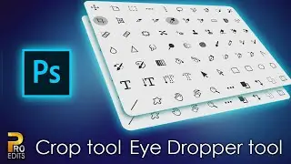 How to use Crop tool and Eyedropper tool | Pro Edits Free Photoshop Tutorials.