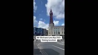 Blackpool the windy city! Mr Methane Lets Rip filming fart location in Blackpool!