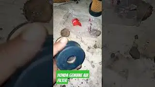 Honda Genuine Air Filter Vs Local Filter/#786autos #honda #bike