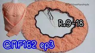MF162 ep3  Knitting Topdown  |เสื้อนิตติ้งแขนยาวถักจากคอขยายลาย  @Mathineehandmade