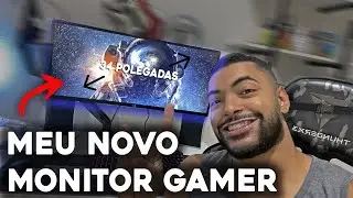 MEU NOVO MONITOR GAMER - LG 144Hz 1ms IPS - UltraWide Curvo 34 POLEGADAS!!!