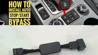 VW Touareg 7P - How to install auto stop/start bypass