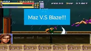 Streets of rage remake V5.1 SoRMaker MOD - A Syndicate Story(Maz self-gameplay/Mania) part01 