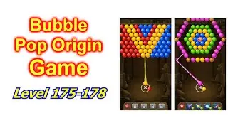 Bubble Pop Origin Game Уровень 175&ndash;178 Сможешь ли ты меня победить?