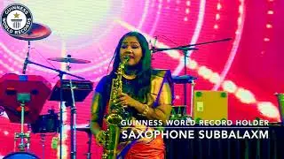 Saxophone Subbalaxmi I Guinness World Record Holder I Best Female Saxophonist I BollywoodSaxophonist