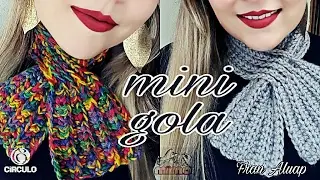 Gola gravatinha - mini gola passo a passo/Sugestão de presente pro namorado ou namorada