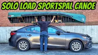 Loading a Sportspal Flatback Canoe (55 lbs)