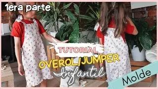 #20 OVEROL  INFANTIL PATRON | tutorial | S&Uacute;PER F&Aacute;CIL |parte 1