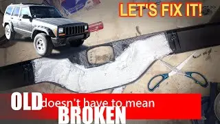 wqt//Basic Auto: Plastic trim panel repair you can do at home (2000 Jeep Cherokee XJ)