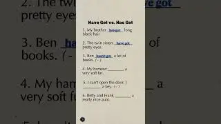 Тест &laquo;Have Got vs Has Got&raquo; | Правильно ли вы используете эту структуру? &bull; Быстро проверьте свою а...