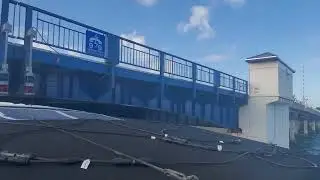 That was too close! Broad Causeway Bridge clearance Miami, FL Biscayne Bay