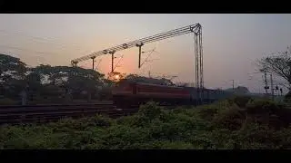 The Last One Steals the Show !! Trains at Kanhangad, Kerala