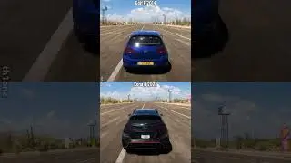 Volkswagen Golf R 2014 vs. Hyundai Kona N 2022 Festival Drag Race Stock