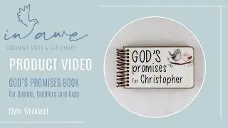 Personalized Baby Gifts &ndash; Woodland Animals Book with God&rsquo;s Promises and Bible Verses for Kids 🦊📖