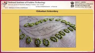 Surface embellishment: techniques of surface embellishment