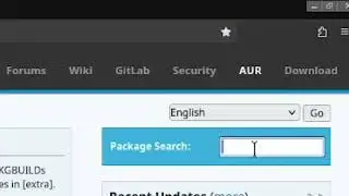 Install Arch Linux AUR Packages