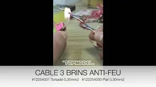 CABLE 3 BRINS ANTI FEU / FIREPROOF 3-WIRE CABLE