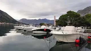 Boats & Yachts in Kotor Bay | 100&times; Preview + Real-Time Calm Waves