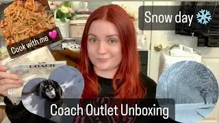 🎀Coach Outlet Unboxing | Mini Vlog 
